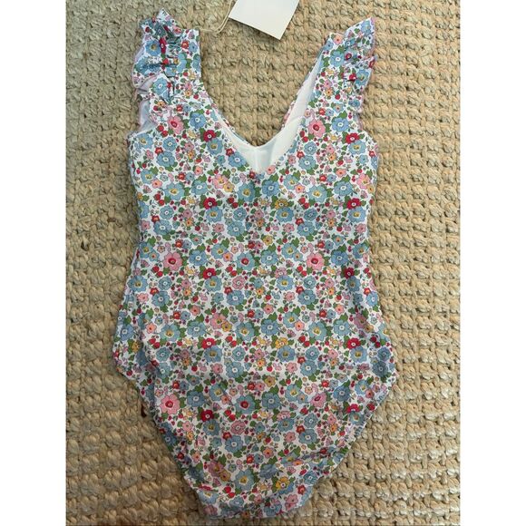 NWT Shrimp and Grits Women’s floral one piece, $68 Med F36 - Picture 1 of 6